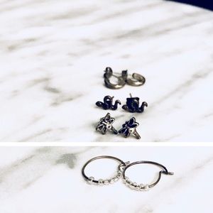 4 Pairs of Earrings Set